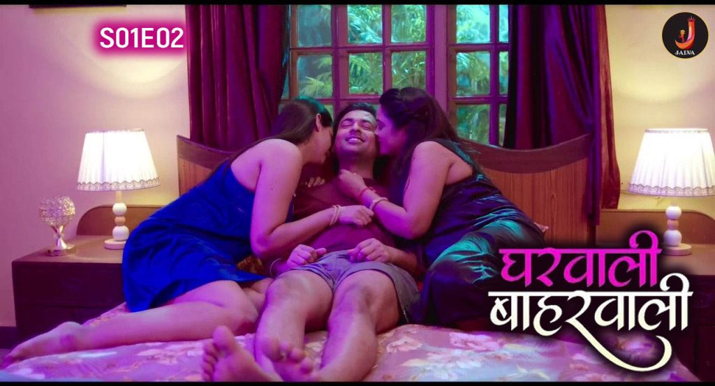 Gharwali Baharwali S01E02 2024 Jalva Hindi Hot Web Series